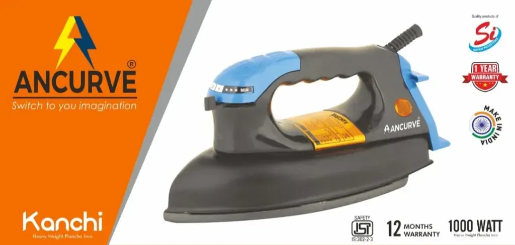 ANCURVE Kanchi Plancha Steam Iron